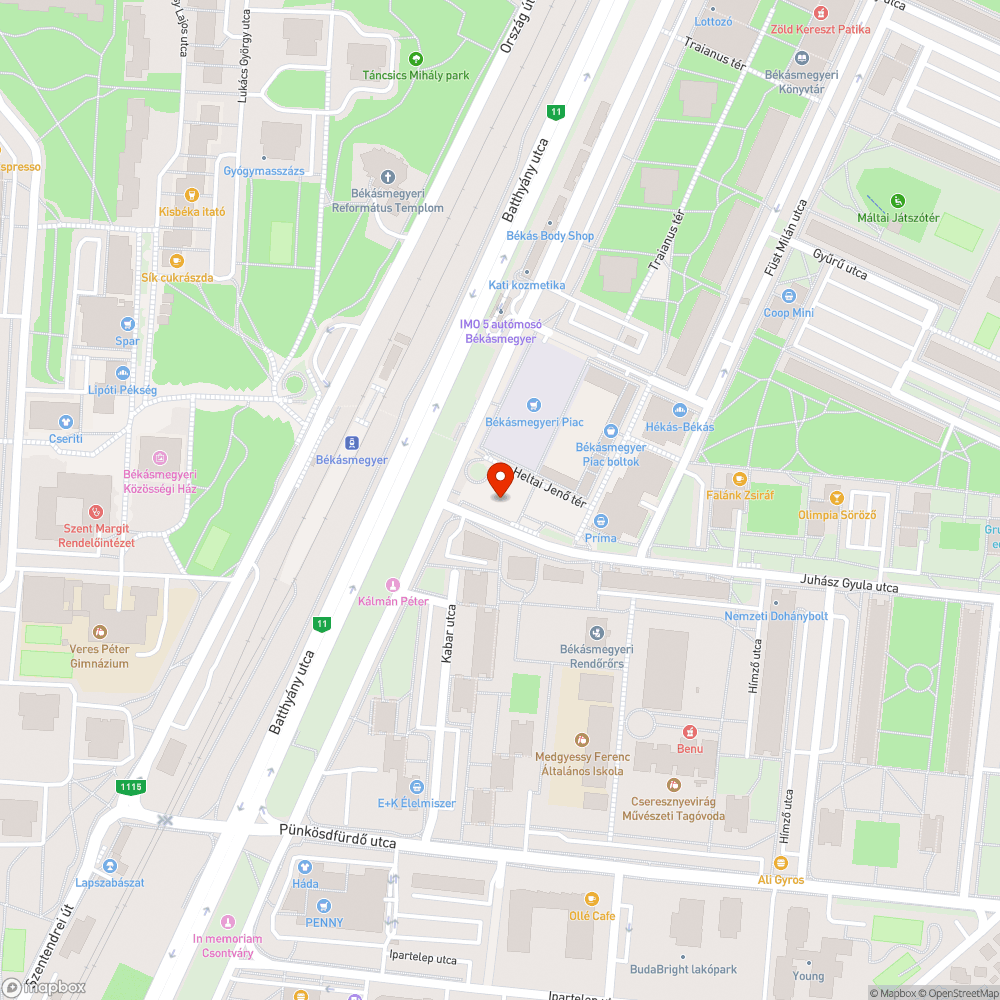 Halott fa bejelentés helye