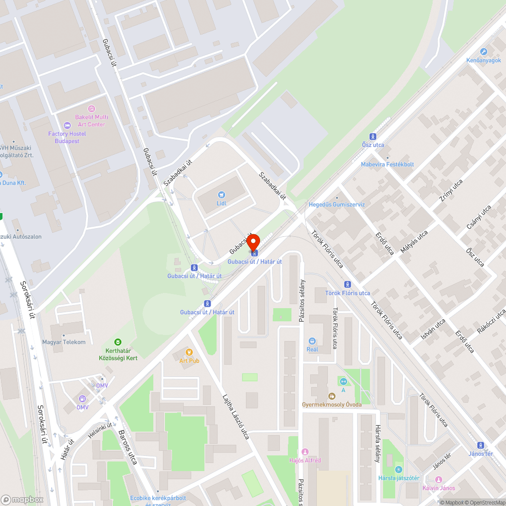 Hiányos burkolat bejelentés helye