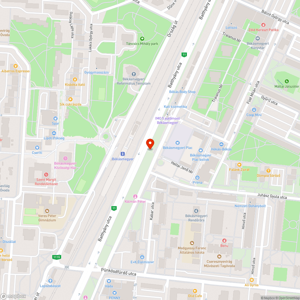 Tönkrement beton bejelentés helye