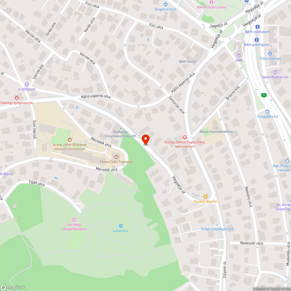 Bálványfa nő a járdából bejelentés helye