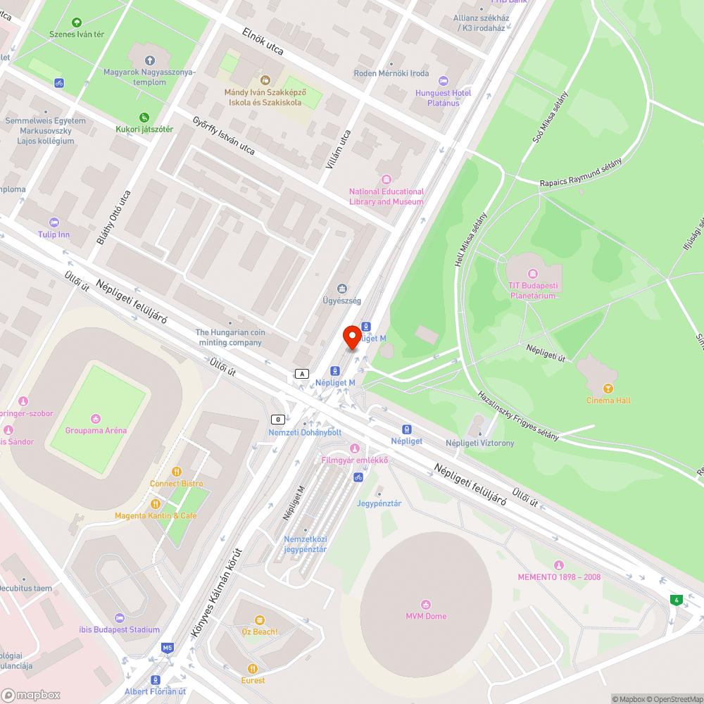 Dohányzás a Népliget villamosmegállóban bejelentés helye