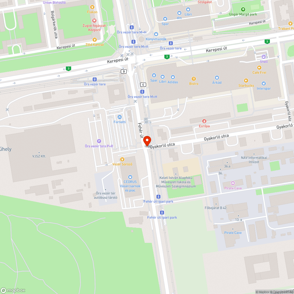 felfestés zebra hiánya bejelentés helye