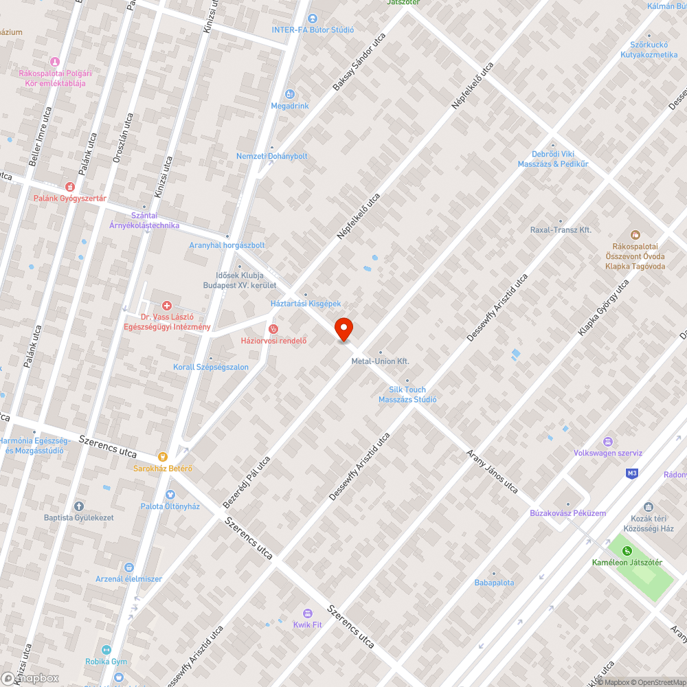 Kátyús út bejelentés helye