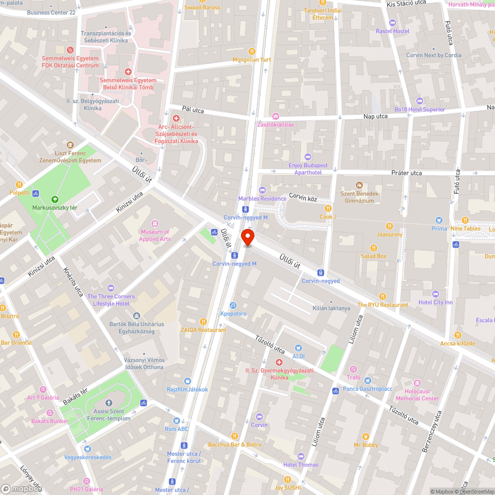 Gusztustalan a körút sarka bejelentés helye