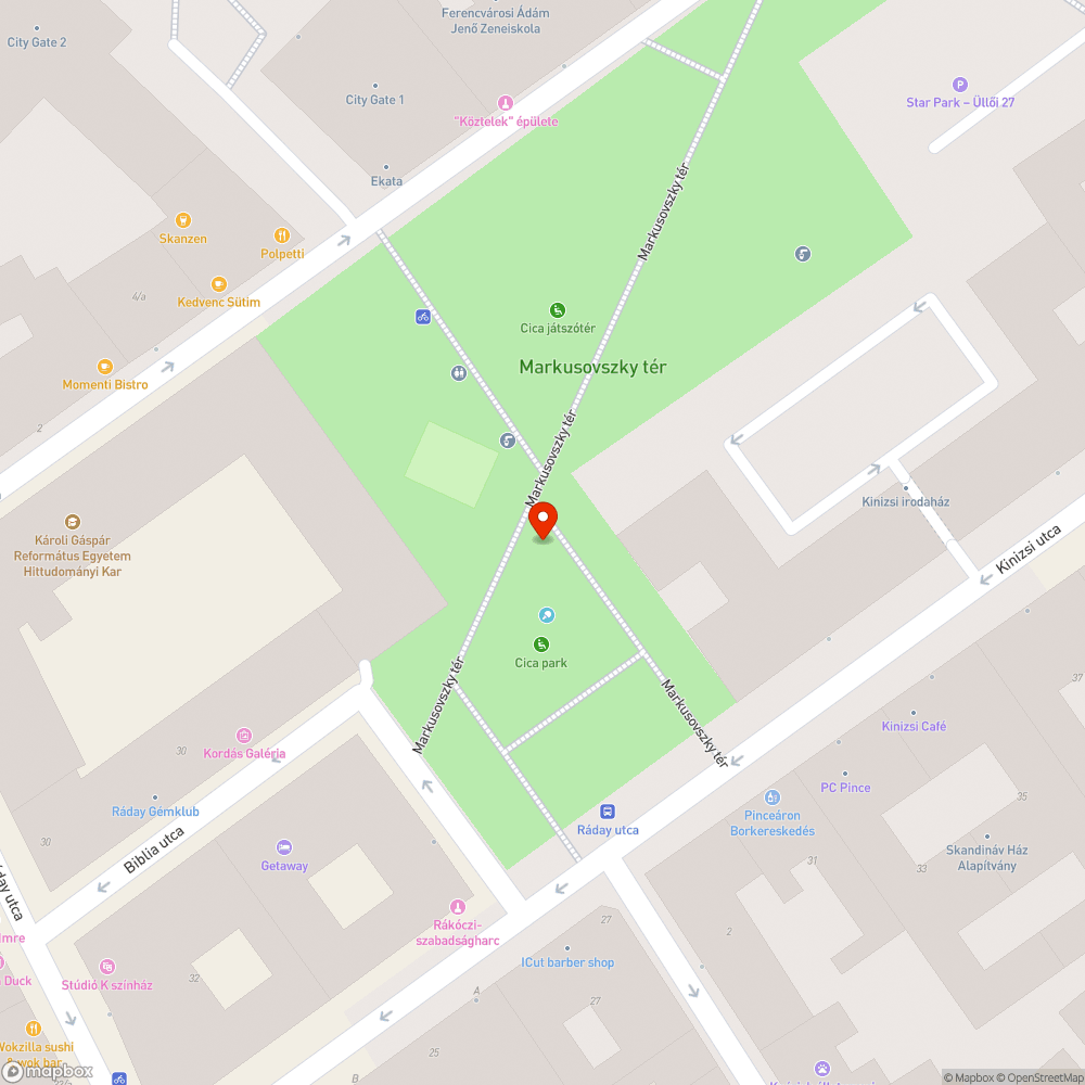 Kiégett lámpa bejelentés helye