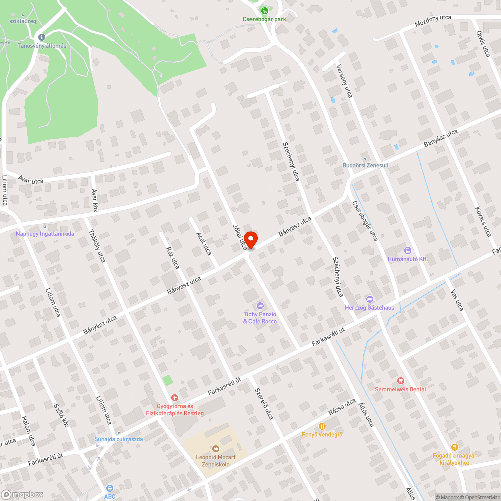 Belógó növény bejelentés helye