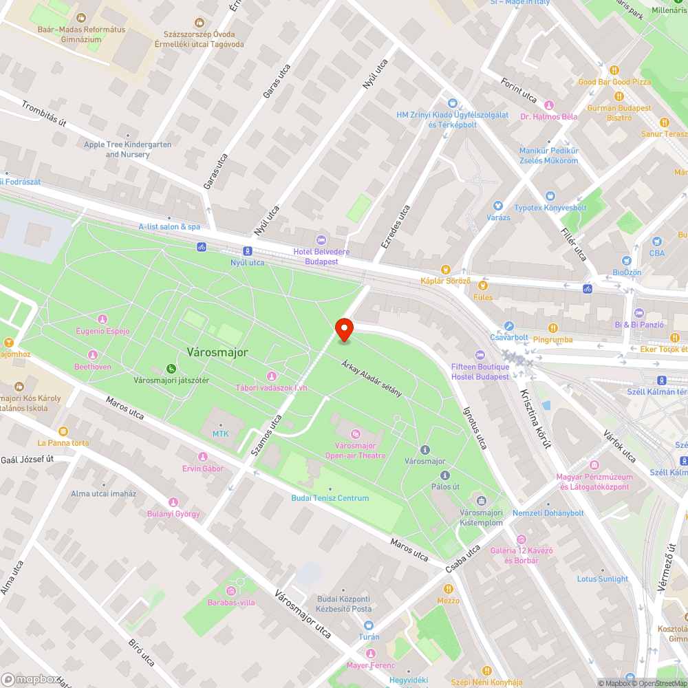 A falról lepergő graffiti teleszemeteli a parkot bejelentés helye