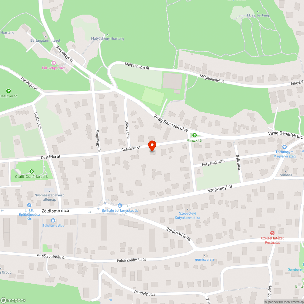 Lelógó faágak bejelentés helye