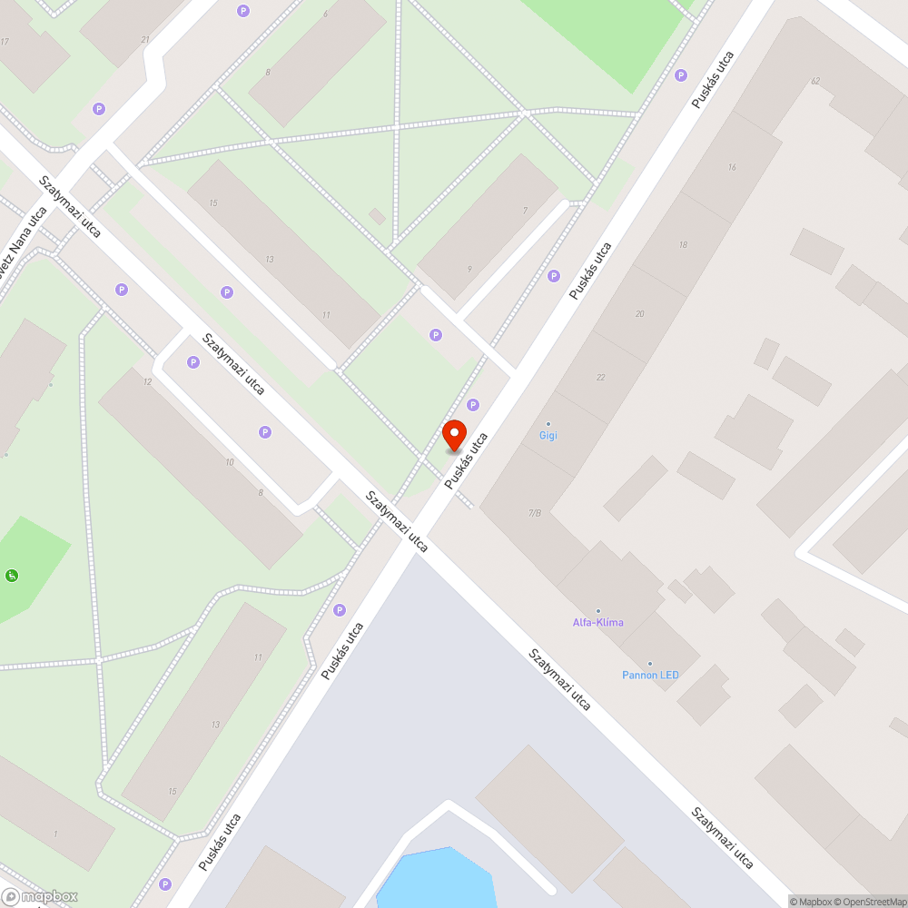 Lámpa nem világít - Puskás/Szatymazi utca kereszteződés bejelentés helye