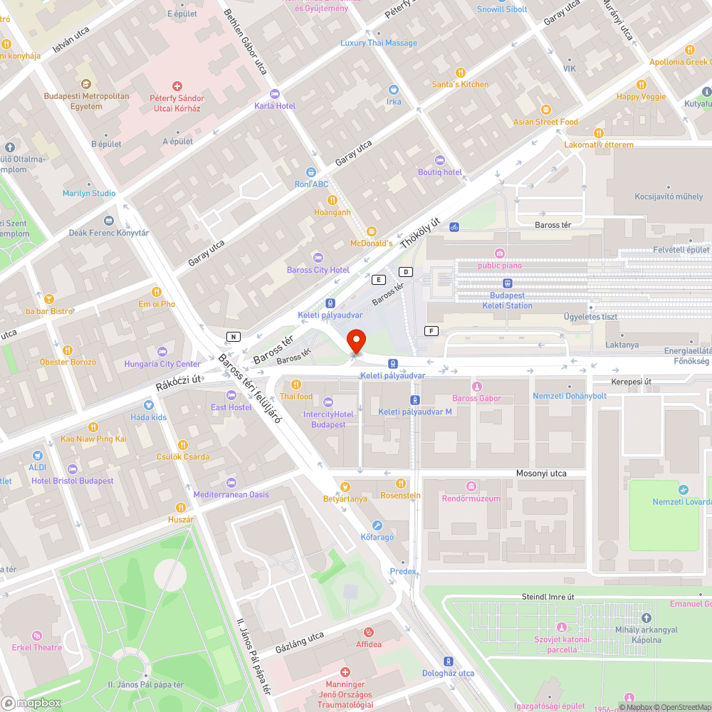 Balesetben megsérült ágyásszegély bejelentés helye