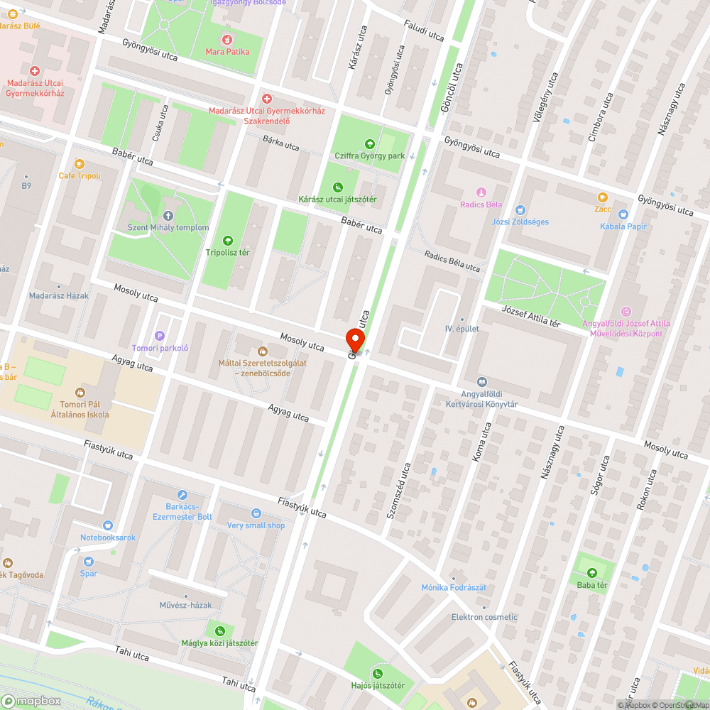 Kiszáradt facsemete bejelentés helye