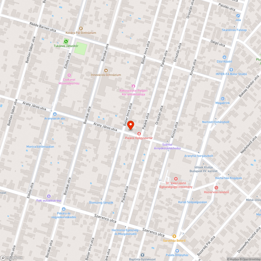 Kátyús útszakasz bejelentés helye