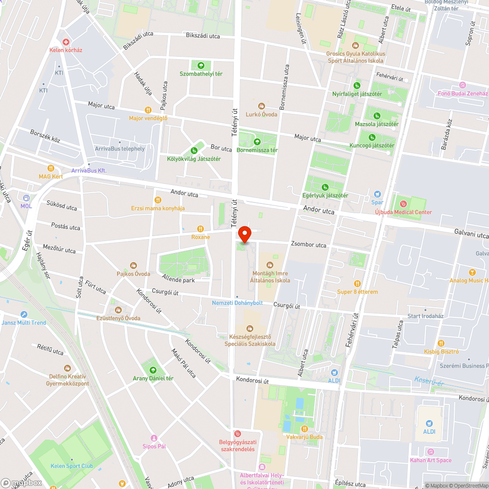 Döglött galamb bejelentés helye