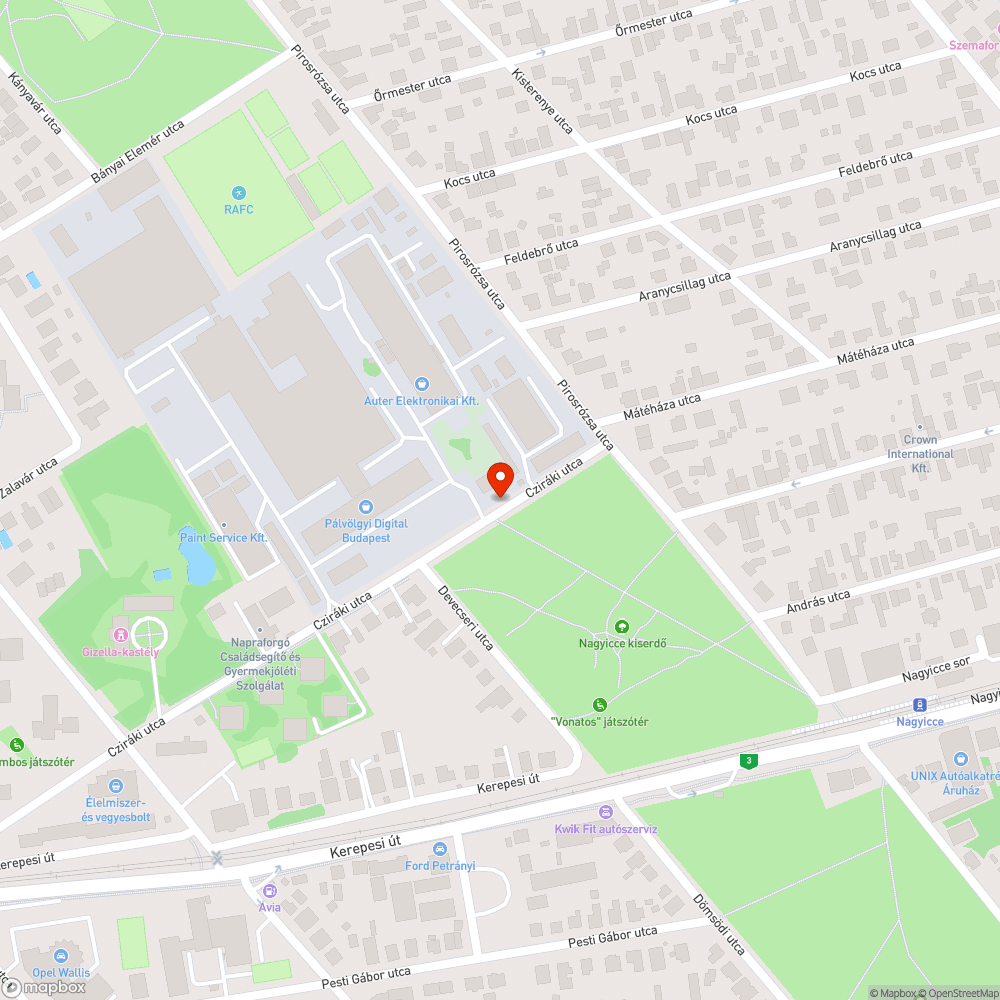 Lötyögő aknafedél bejelentés helye