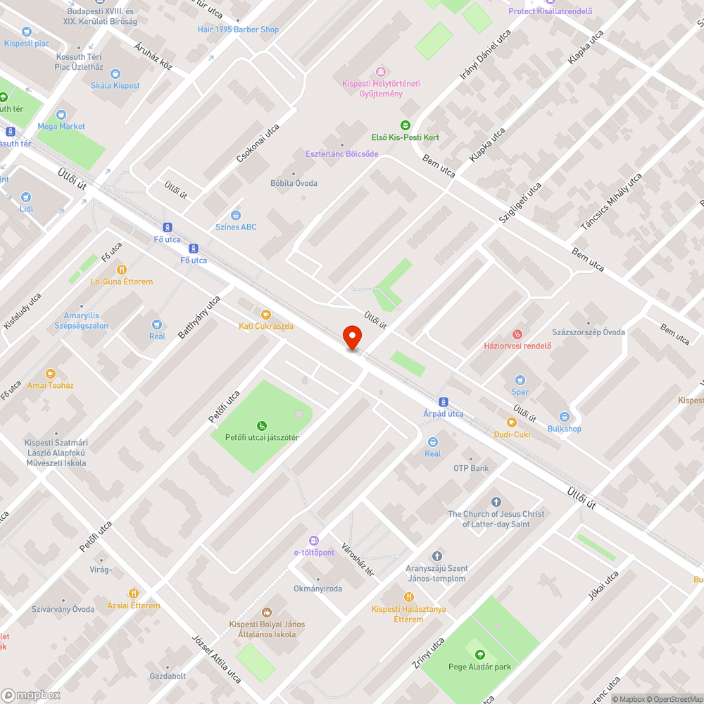 nem jól működő közlekedési lámpa. bejelentés helye