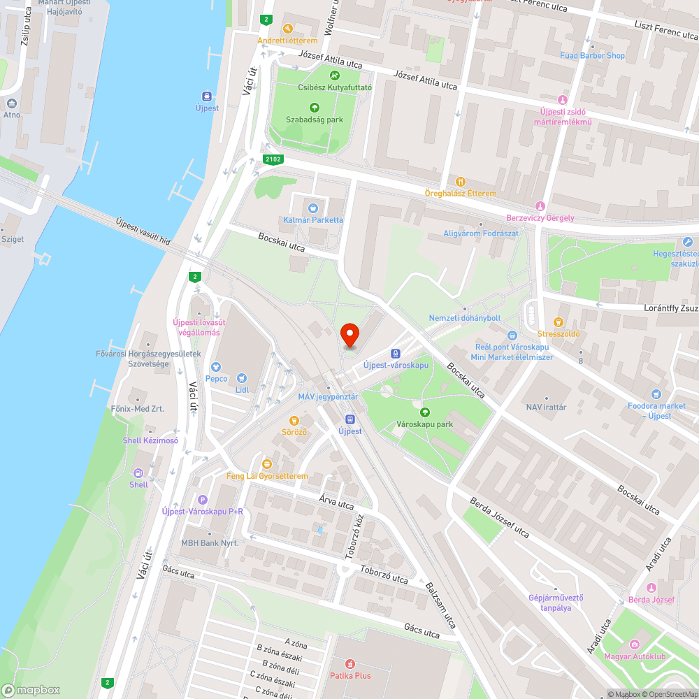 Szemét bejelentés helye