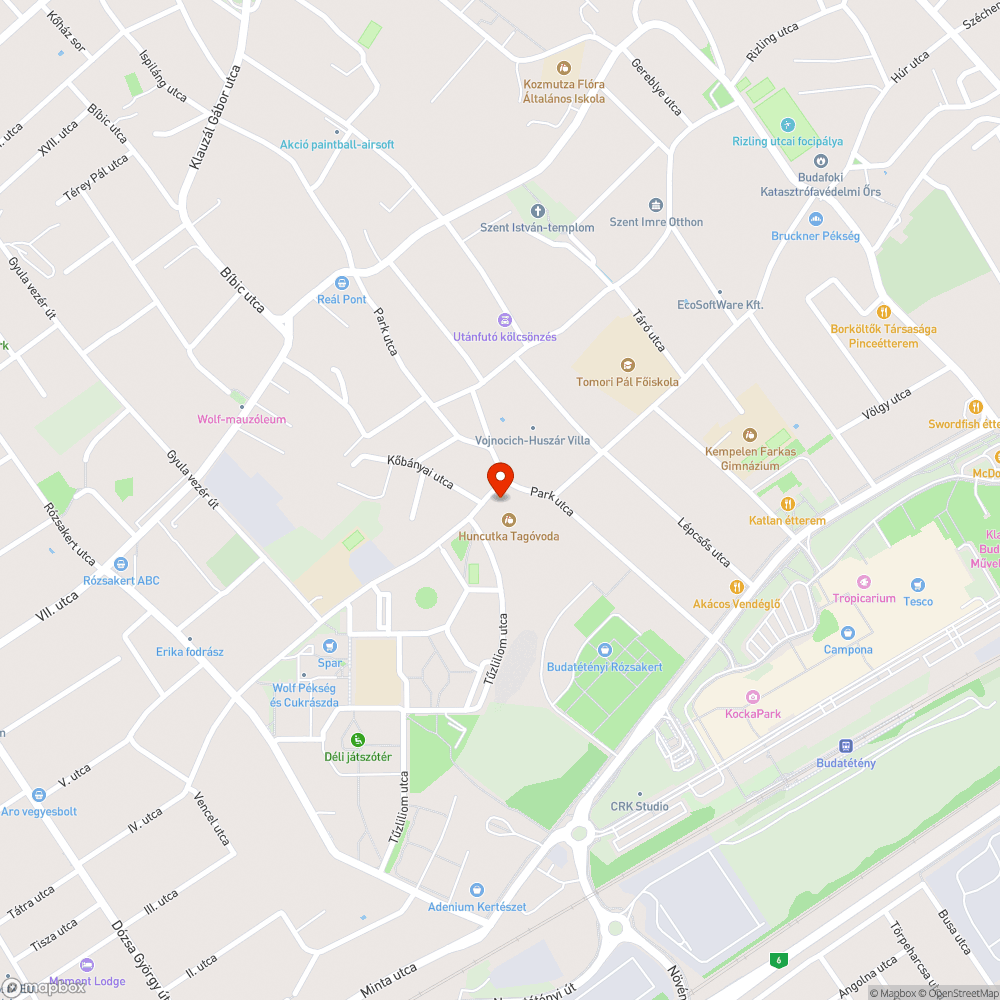 Veszélyes építkezés a Huncutka óvoda mellett bejelentés helye