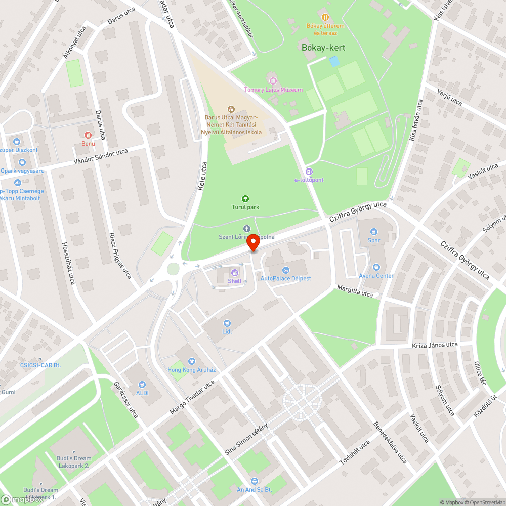 Kidőlő tábla bejelentés helye