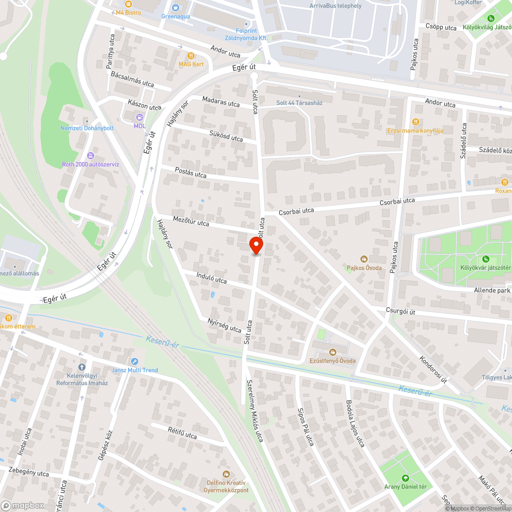 Törött rom Opel bejelentés helye