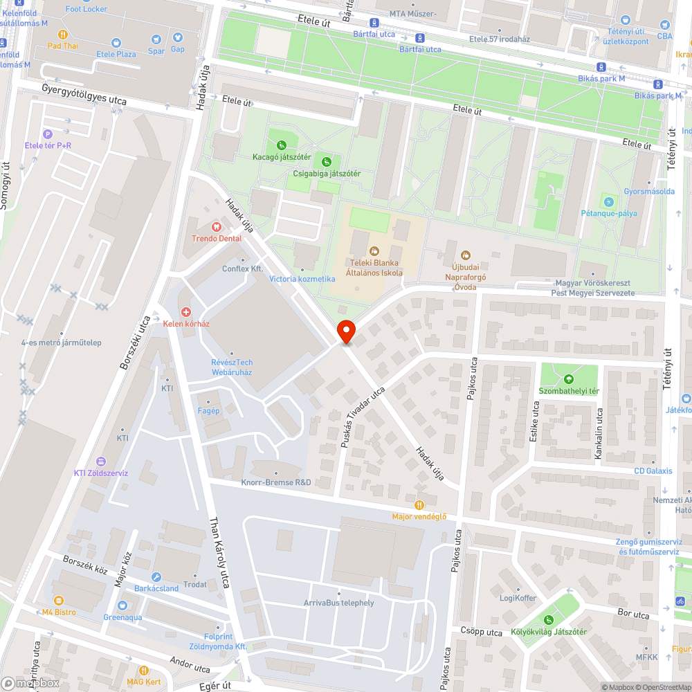 Balesetveszélyes kereszteződés bejelentés helye