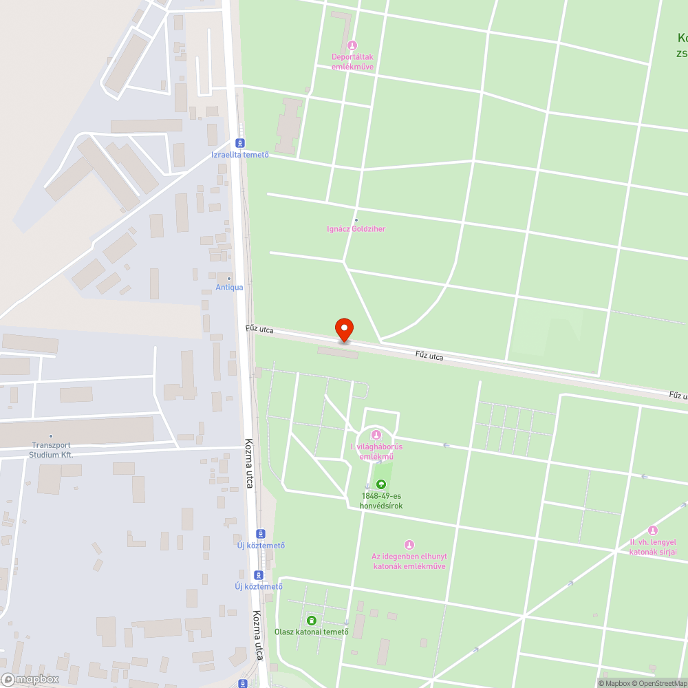 Járhatatlan útvonal bejelentés helye