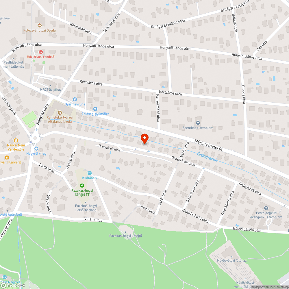 Elhanyagolt kerékpárút menti növényzet bejelentés helye