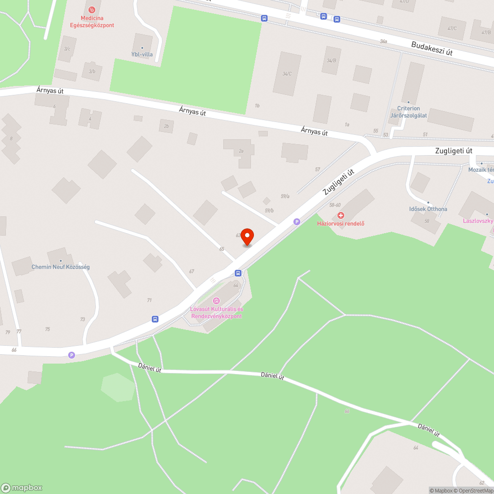 Padok bejelentés helye