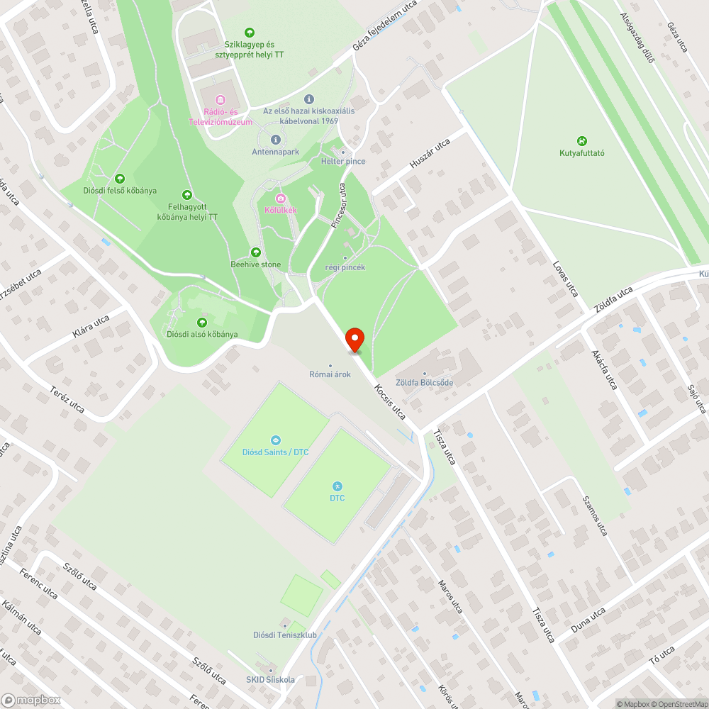 Kitakart tábla bejelentés helye