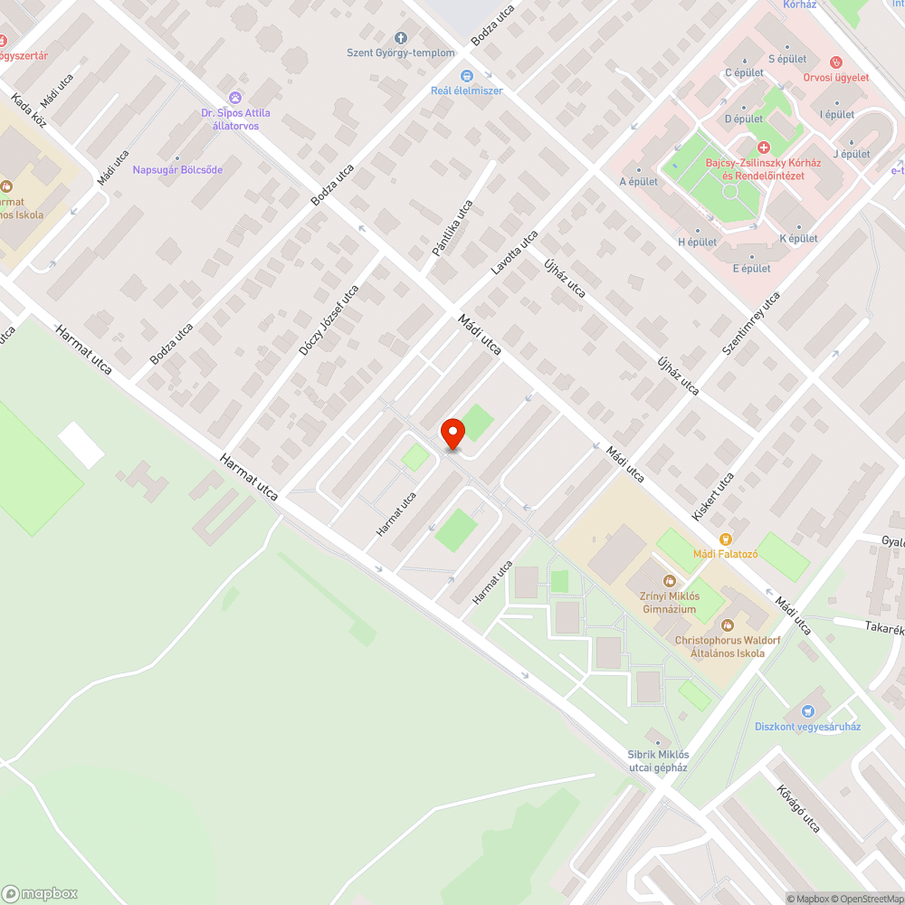 Kitört oszlop bejelentés helye