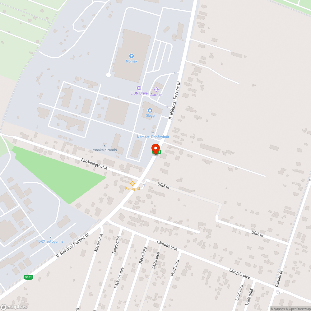 Megsüllyedt csatornafedél bejelentés helye