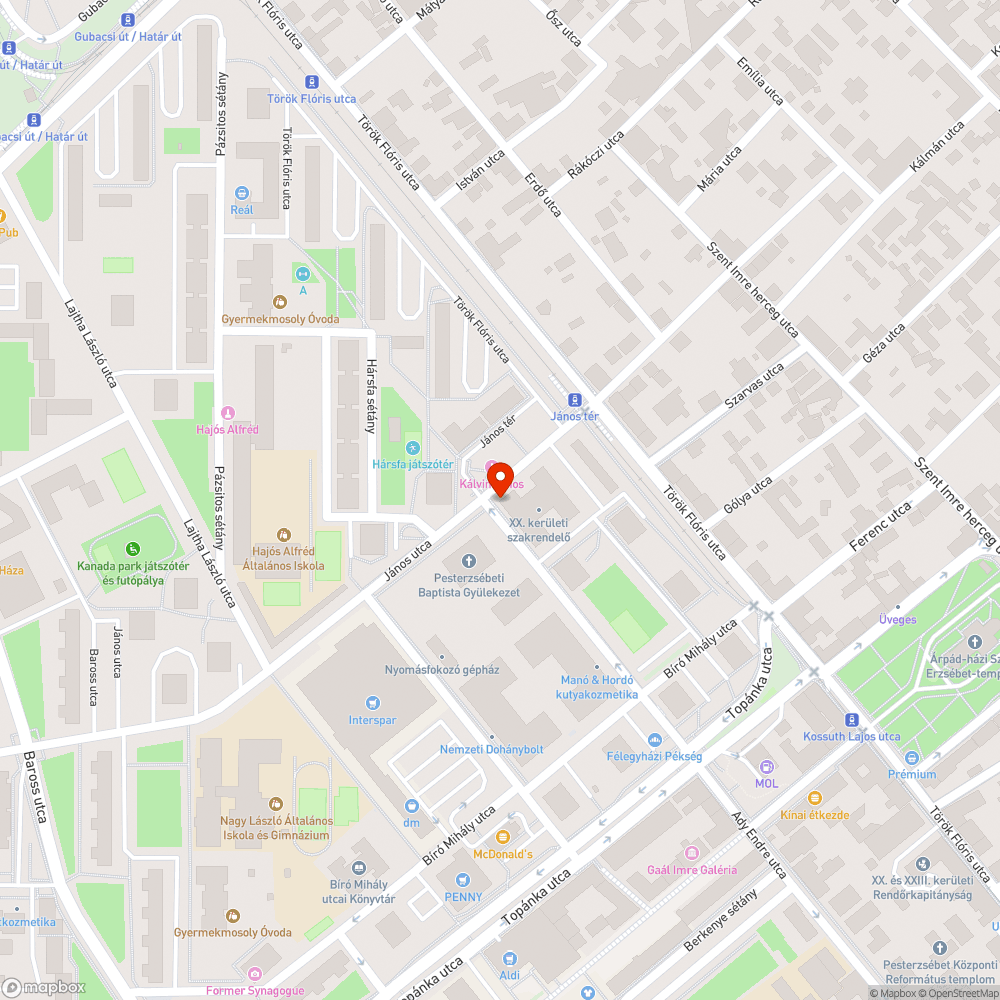 Sérült közműfedél bejelentés helye