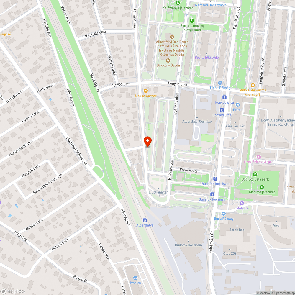 Járdán parkolás bejelentés helye