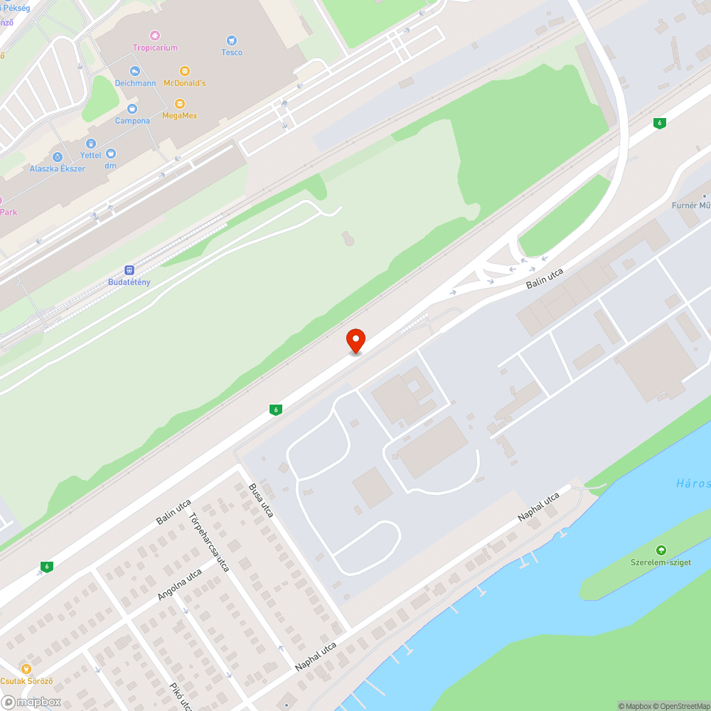 Benőtt, nagyforgalmú kerékpárút bejelentés helye