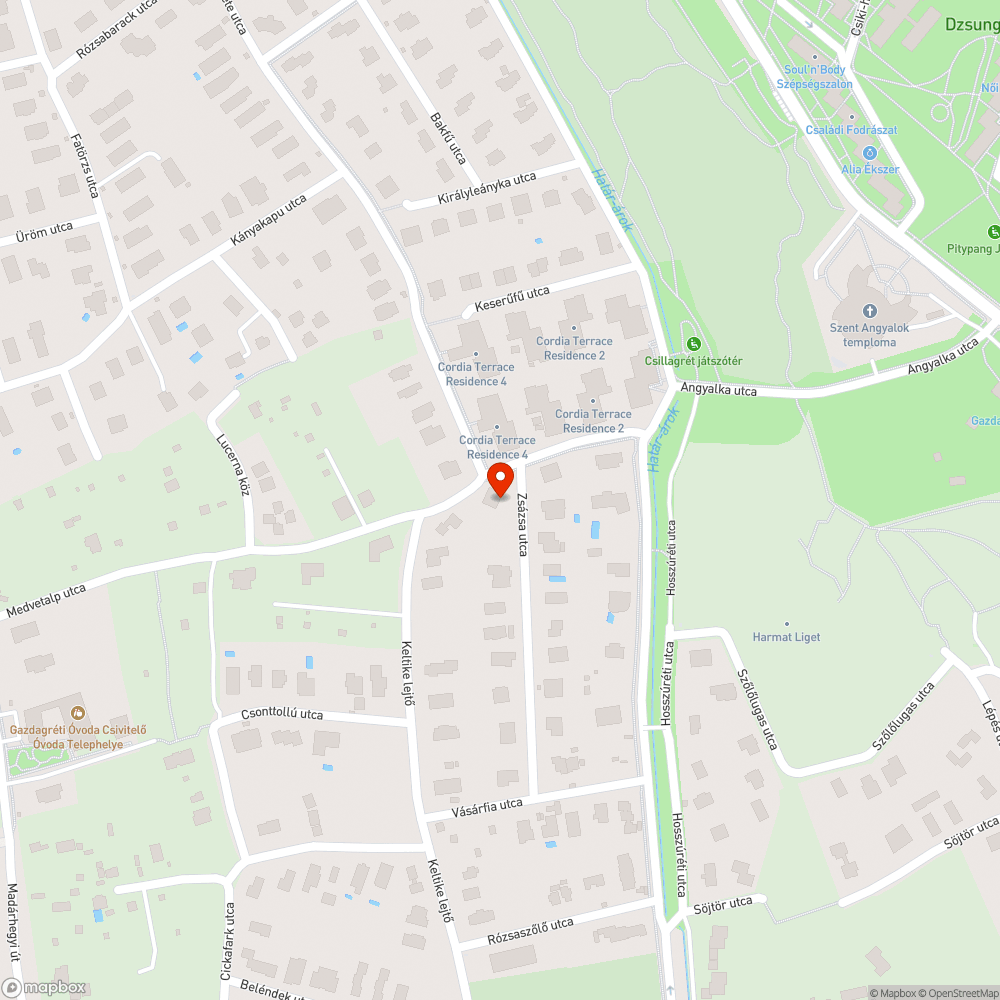 Parkolás bejelentés helye