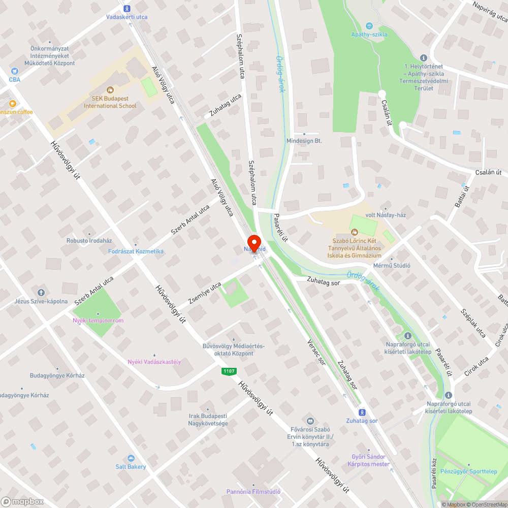 Elhanyagolt zöldterület bejelentés helye