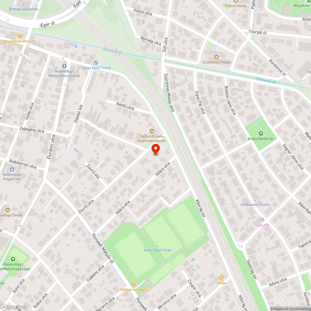 Kelenvölgyben elhanyagolt MÁV zöldterületek bejelentés helye