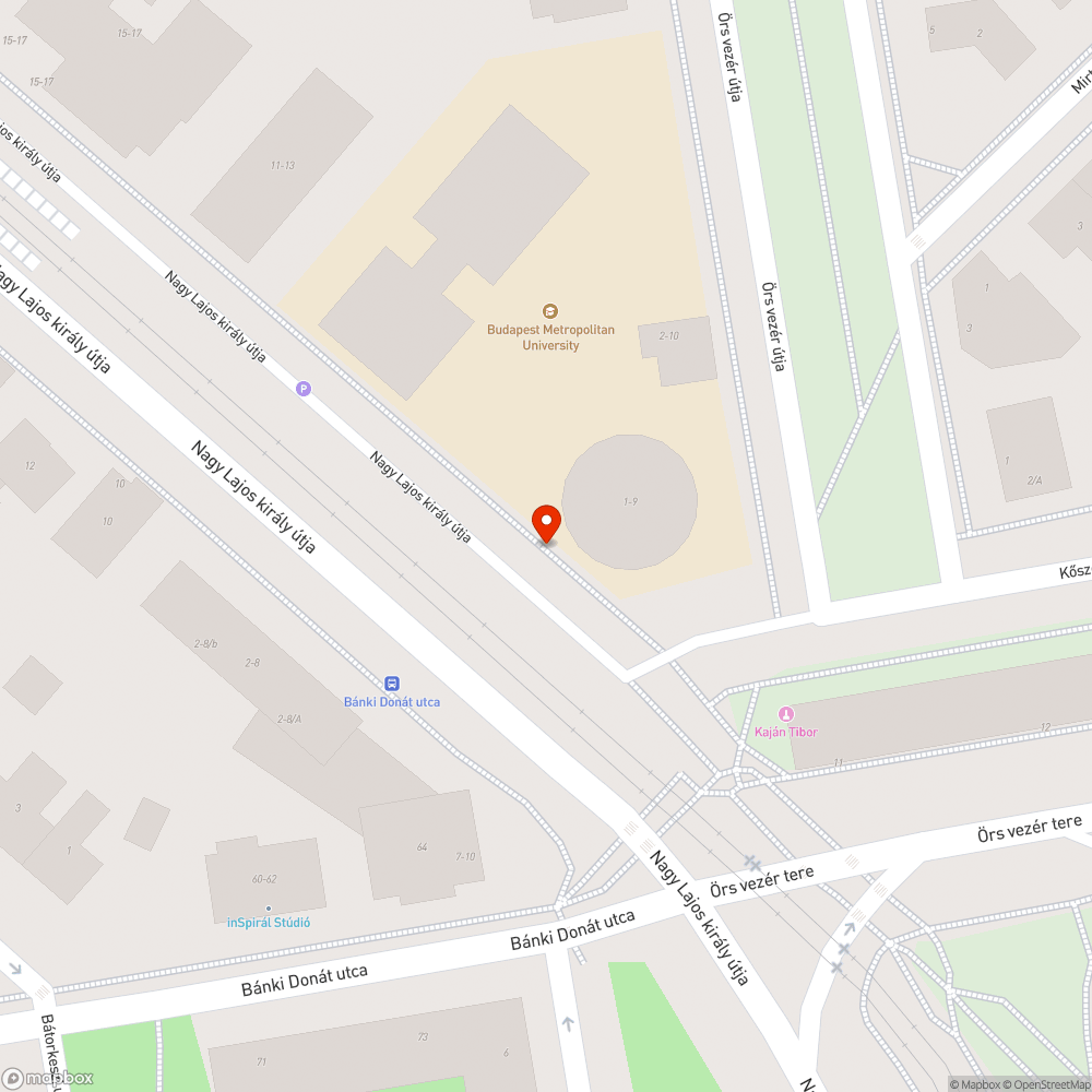 Járdában álló közmű oszlop bejelentés helye