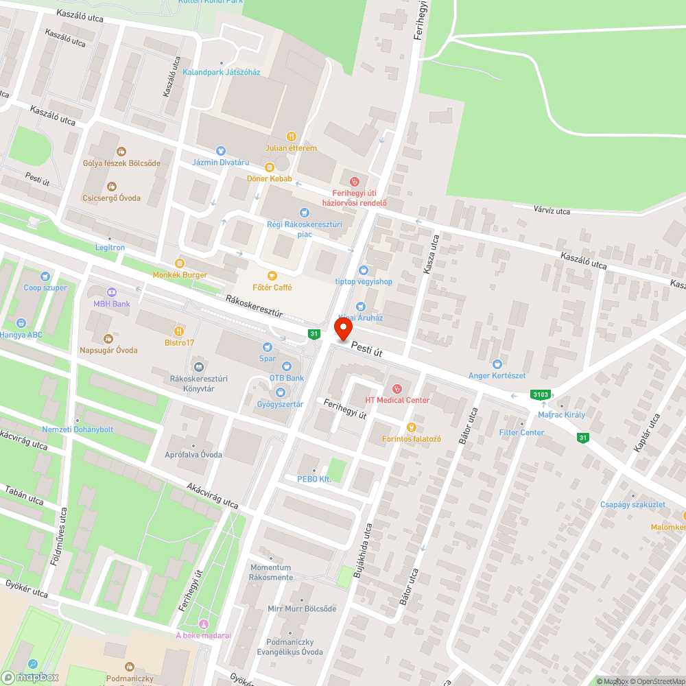 Elhanyagolt zöldterület bejelentés helye