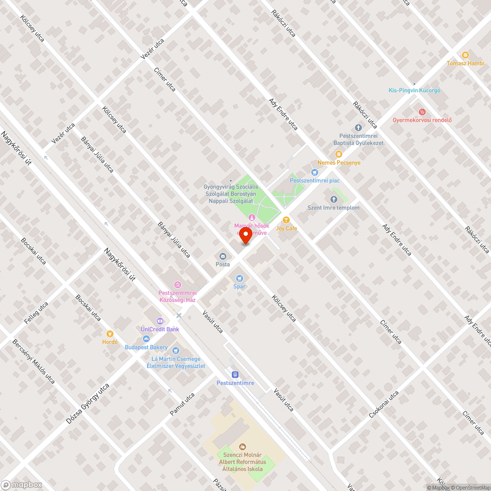 Kidöntött tábla bejelentés helye