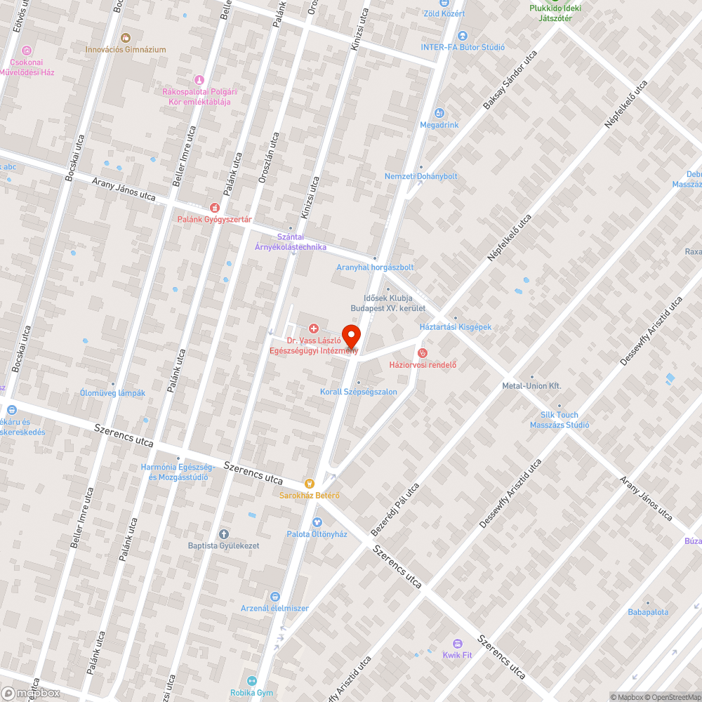 Hullámos járda bejelentés helye