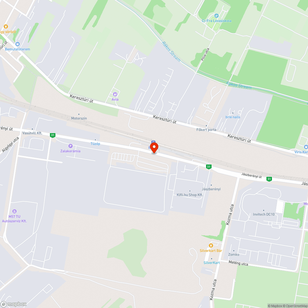 Kopott pad bejelentés helye