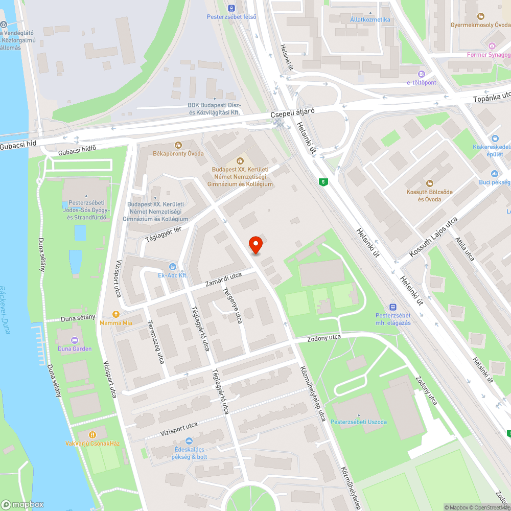 Veszélyes fa bejelentés helye