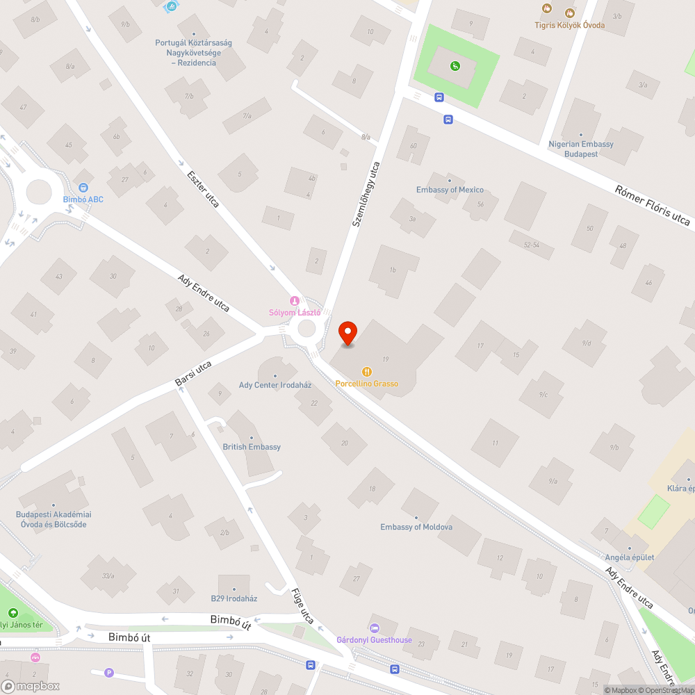 Üres fahely bejelentés helye