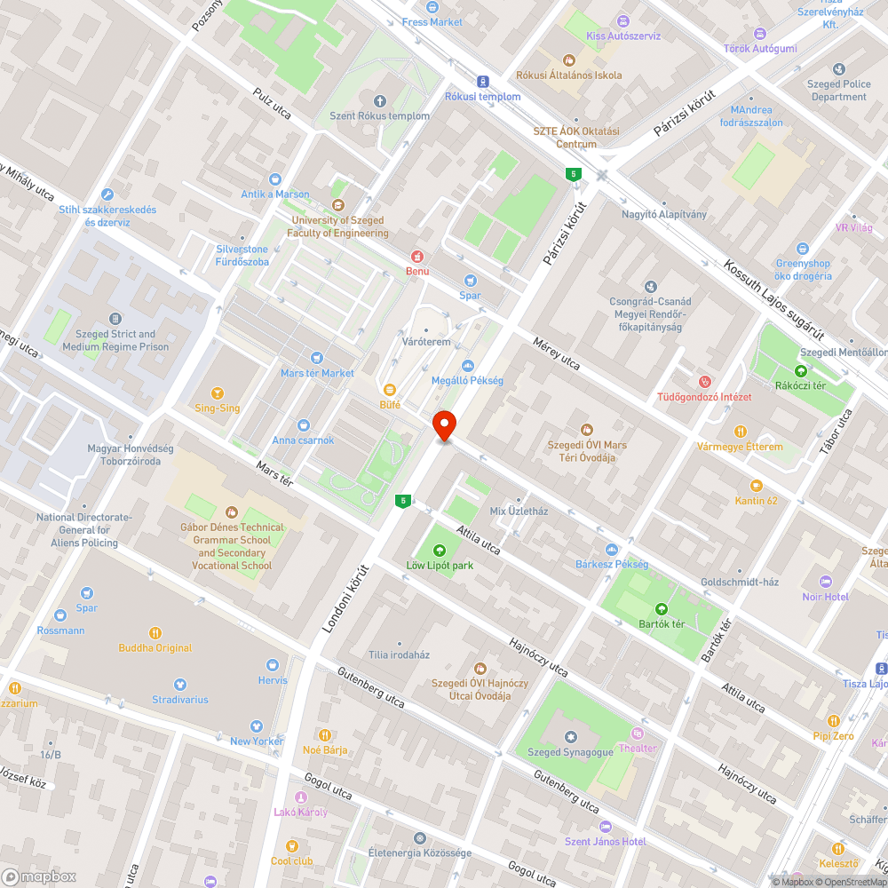 Lefolyó bejelentés helye