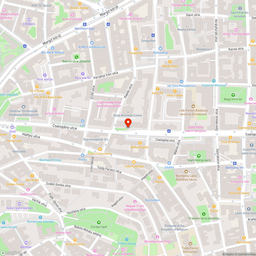 Nyitott fedél bejelentés helye