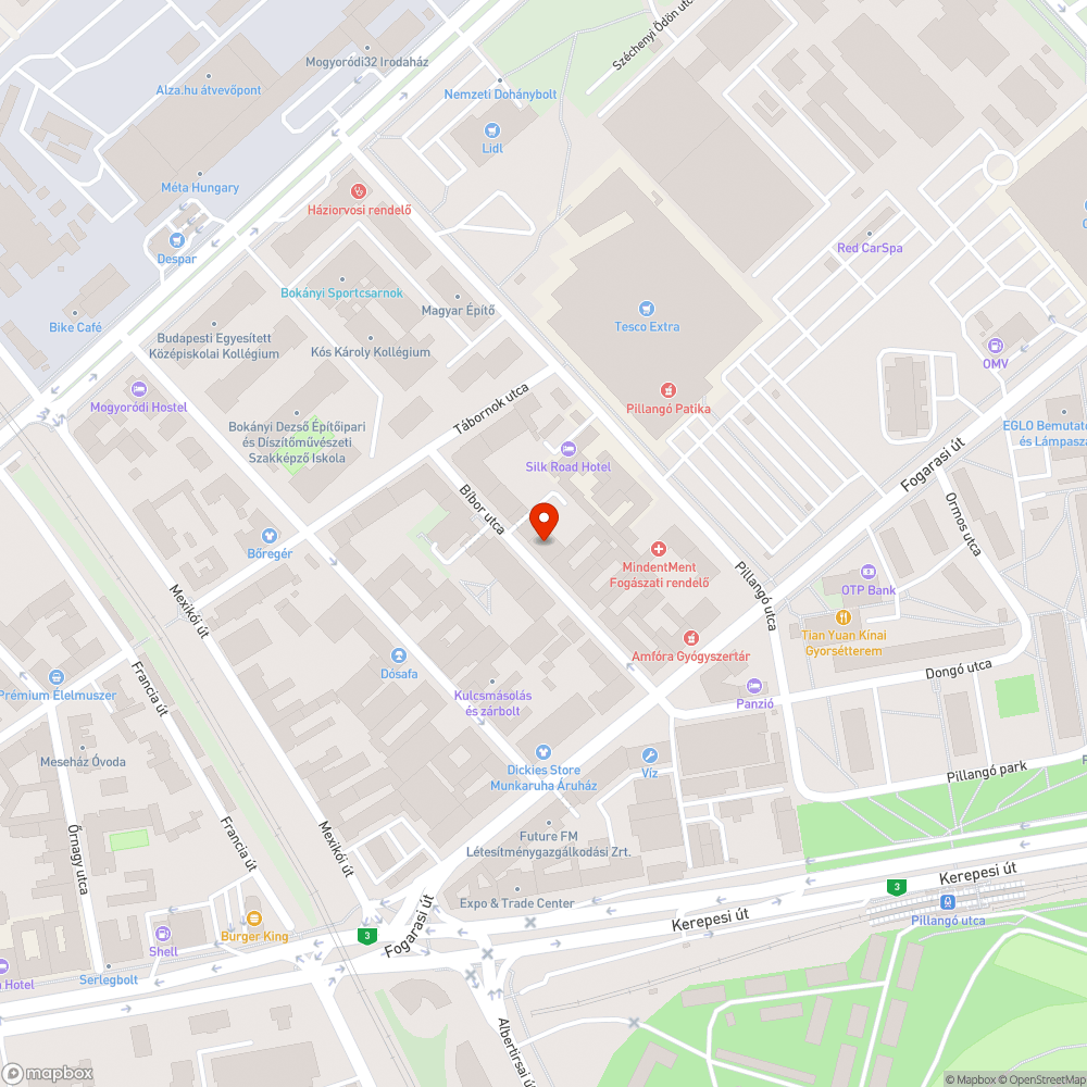 Szemét bejelentés helye