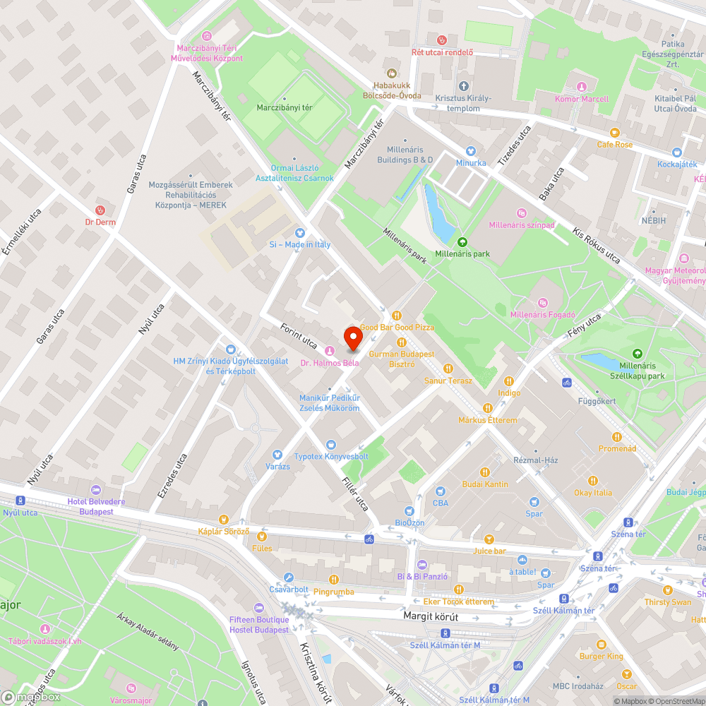 Bedugult járda bejelentés helye