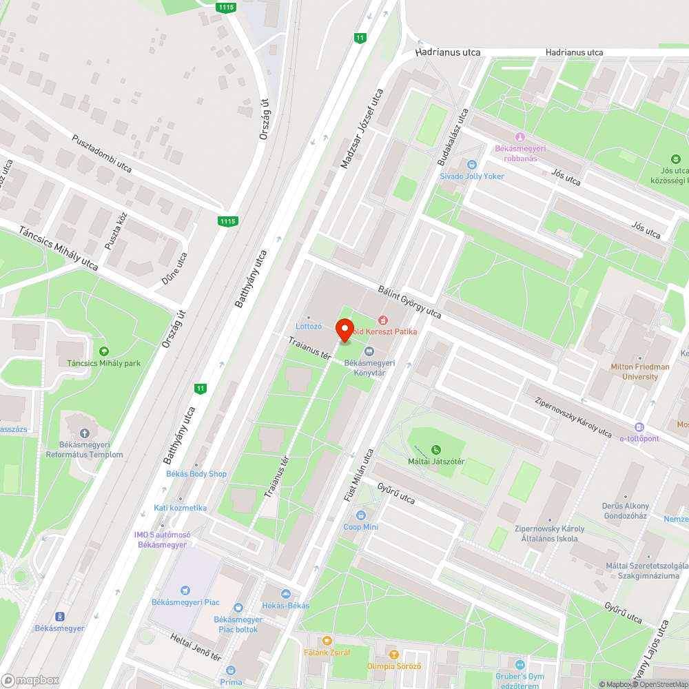 Gaz bejelentés helye