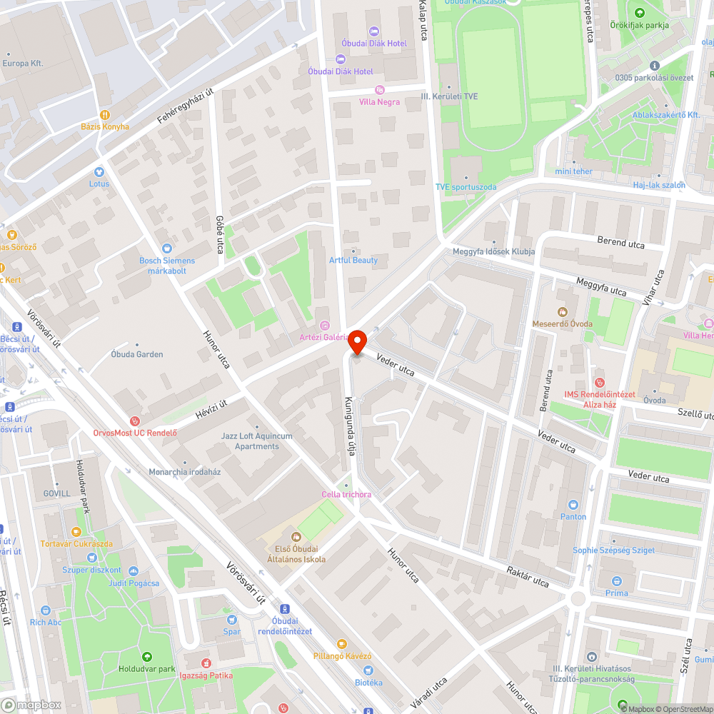 Graffitis épület bejelentés helye