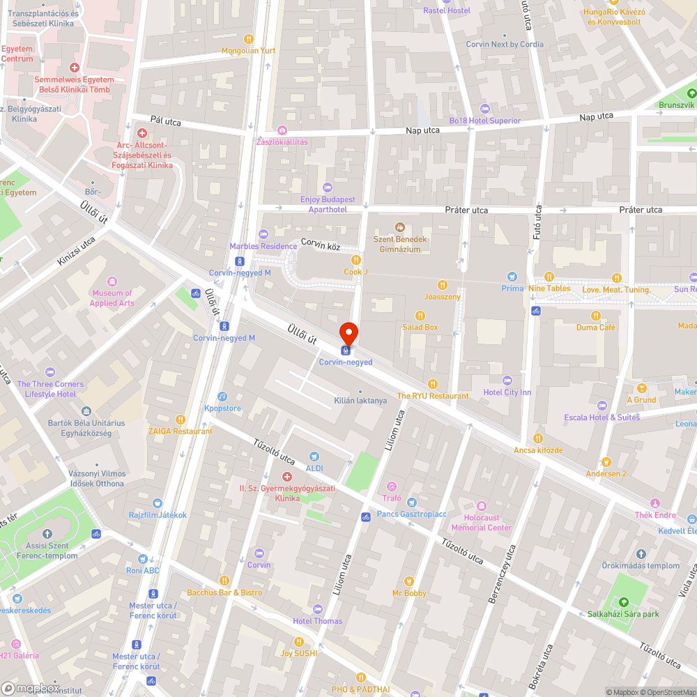 Kidőlt poller bejelentés helye